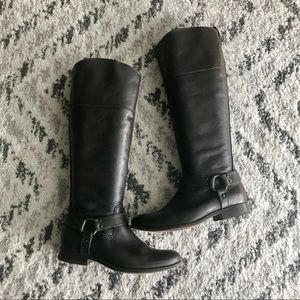 FRYE RIDING BOOT DARK BROWN